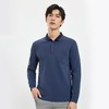 【含桑蚕丝莫代尔】罗蒙男士polo衫男长袖商务男装中老年爸爸装t恤男 商品缩略图1