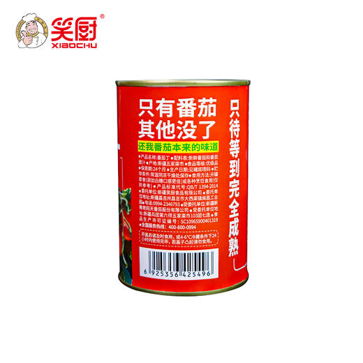 2025笑厨新疆无添加新鲜番茄丁 400g/罐 商品图6