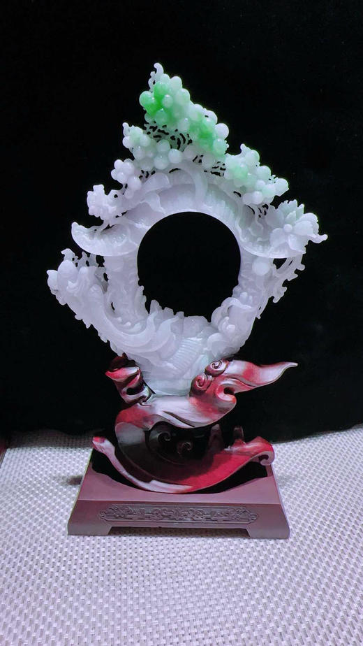 620811翡翠摆件【喜事连连 喜迎门】 商品图5