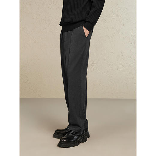 GXG男装 宽松锥形休闲裤通勤商务西裤男士保暖长裤 
 冬季热卖 商品图4