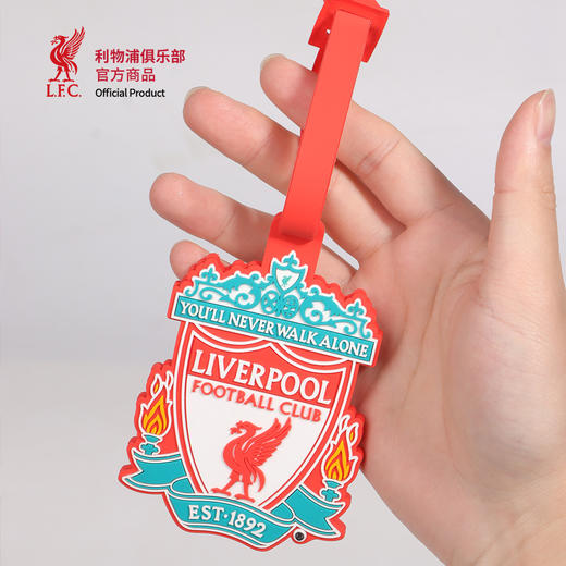 【官方正版】利物浦俱乐部 | 队徽行李箱挂牌卡套登机托运名牌 商品图1