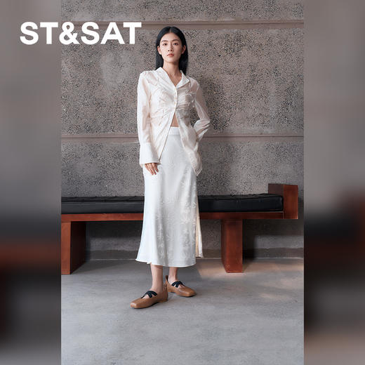 【柔软羊皮】星期六法式气质方头芭蕾玛丽珍SSD1111016 商品图2