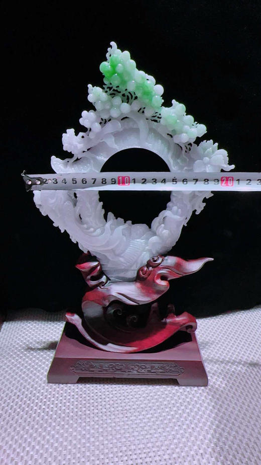 620811翡翠摆件【喜事连连 喜迎门】 商品图2