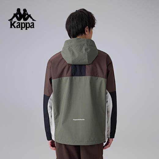Kappa卡帕背靠背2025新款运动防风衣男款户外防泼水夹克外套上衣K0F12FJ73 商品图3