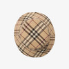 【一】BURBERRY 巴宝莉 男女同款马术骑士徽标格纹斜纹布渔夫帽 格子 8103382 A5686 商品缩略图1