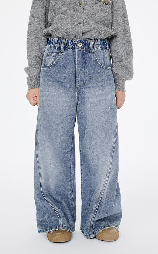 jnby   25年春款  牛仔九分裤  1P1E12000 商品图3