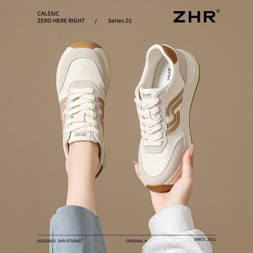 ZHR则则厚底增高阿甘鞋女春季新款超软耐磨轻便透气运动休闲鞋女 商品图8