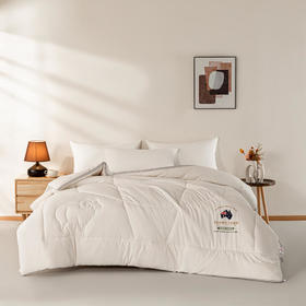 多喜爱 美眠康 暖意绒绒大豆澳毛二合一冬被