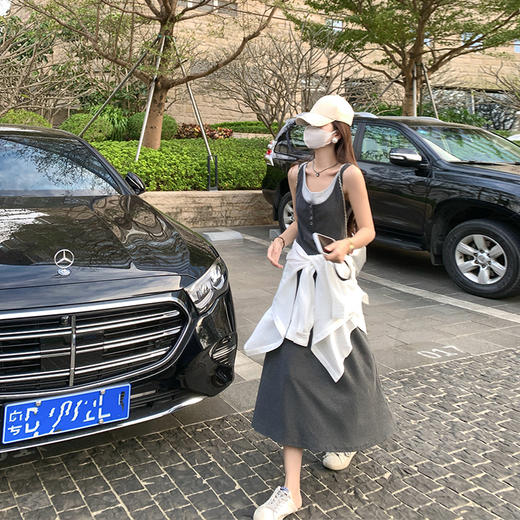 <曾小咸推荐> 假两件背心连衣裙 商品图3