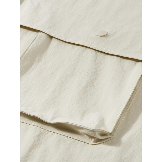 GXG男装 双色口袋设计简约休闲短袖衬衫男24年秋季热卖G24X233033 商品图3