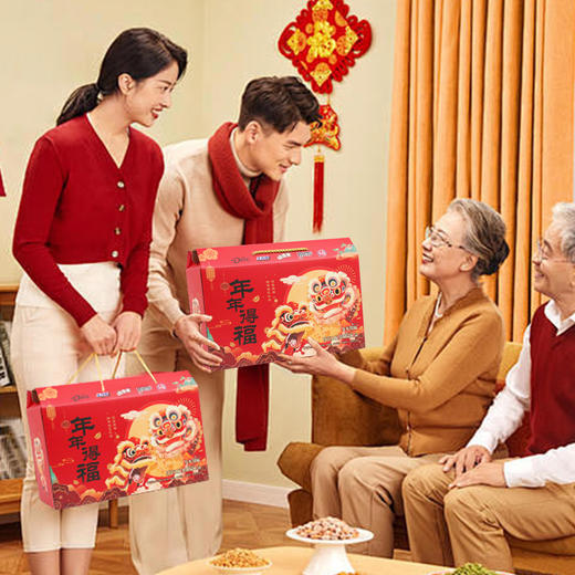 【年年得福，诚意满满】德芙牛奶巧克力礼盒 脆香米新年礼物 零食年货 员工福利食品团购-QQ 商品图3