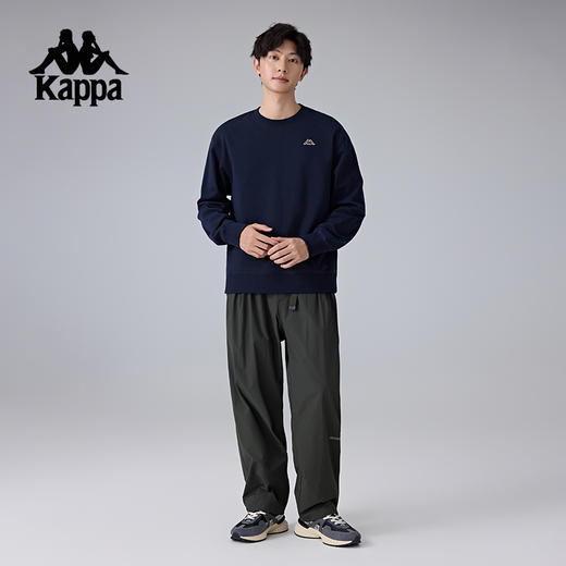 Kappa卡帕背靠背2025新款男运动裤户外防泼水长裤弹力休闲直筒裤KPCIAAY71 商品图4