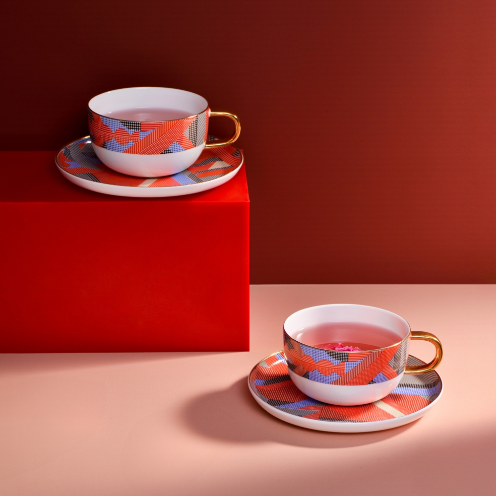 艾莫斯杯碟套装 RESONG日诵家居 陶瓷咖啡杯茶杯