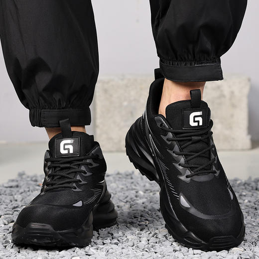 新品防砸防刺安全鞋钢包头劳保鞋工作鞋橡塑底轻便款 商品图4