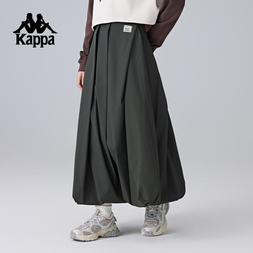Kappa卡帕背靠背2025新款运动半身裙女款户外防泼水长裙弹力裙子KPDJAQQ82 商品图0
