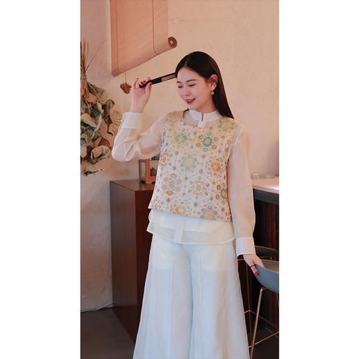 【抖音专属】织金妆花（坎）(24704756雨过天青) 商品图2