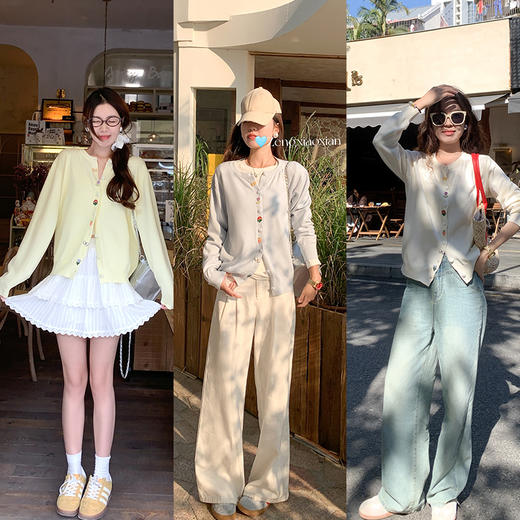 <曾小咸推荐> 设计3色针织开衫 商品图3