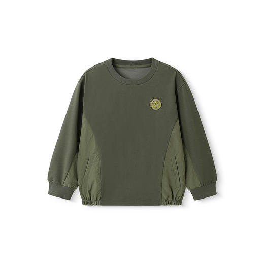 英氏儿童卫衣春夏长袖休闲男童卫衣百搭套头衫中大童上衣2025新款 商品图4