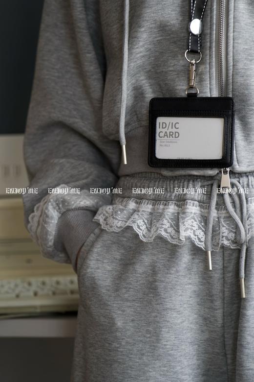 【门店同款】ENJOY春季盐貌似糖蕾丝拼接裤装套装 161093261 商品图5