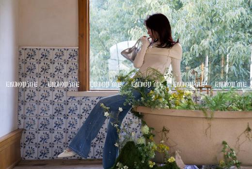 【门店同款】ENJOY春季“绮梦繁花”一字肩针织 160705739 商品图12