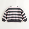 马克珍妮女童美式休闲条纹polo领卫衣2025年春装新款250151 商品缩略图1