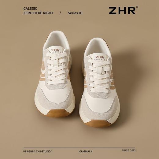 ZHR则则厚底增高阿甘鞋女春季新款超软耐磨轻便透气运动休闲鞋女 商品图9