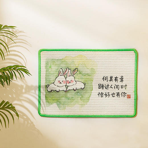 小林漫画 剑麻 猫抓垫   耐磨不掉渣 墙贴 防抓沙发 猫咪磨爪玩具    加厚款 垫子 商品图0