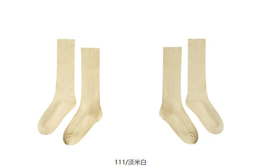 jnby  25年春款  中筒袜  6P1N13250 商品图12