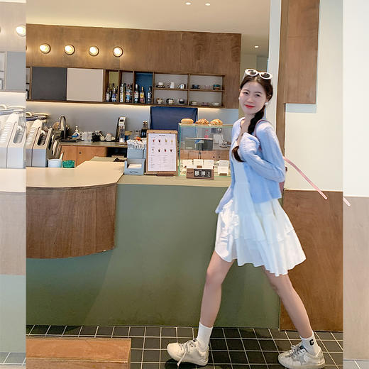 <曾小咸推荐> 镂空针织开衫外套 商品图3