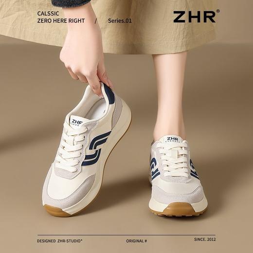 ZHR则则厚底增高阿甘鞋女春季新款超软耐磨轻便透气运动休闲鞋女 商品图4