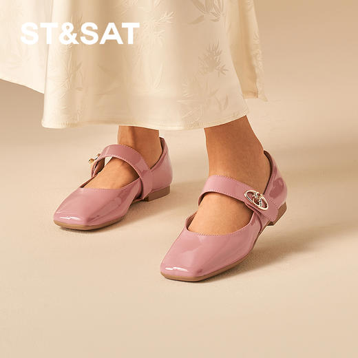 【9色可选】星期六复古风方头玛丽珍SSD1111024/SSD3111503 商品图7