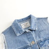 马克珍妮女童时尚百搭纯棉牛仔马甲2025年春装新款250130 商品缩略图3