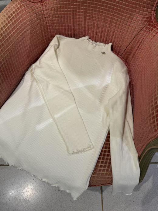 【门店同款】ENJOY冬季木耳边厚款针织衫 160350536 商品图1