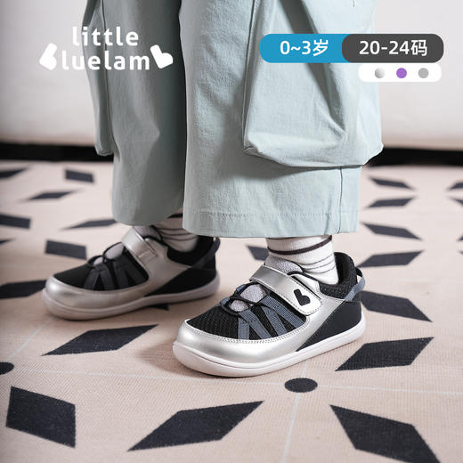 TY 【婴童赤足学步鞋】小蓝羊童鞋2025春季新款婴儿防滑软底透气网鞋宝宝儿童学步鞋-小飞燕 商品图2