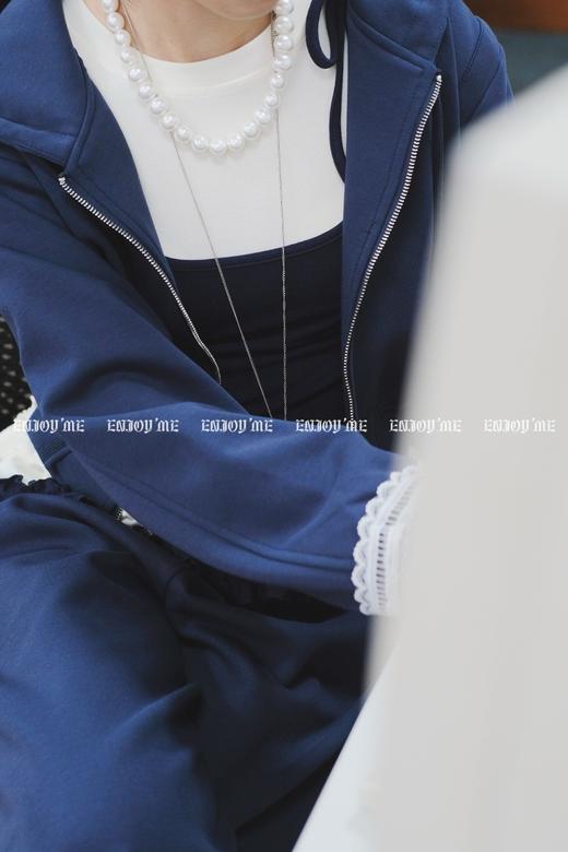 【门店同款】ENJOY春季盐貌似糖蕾丝拼接裤装套装 161093261 商品图12