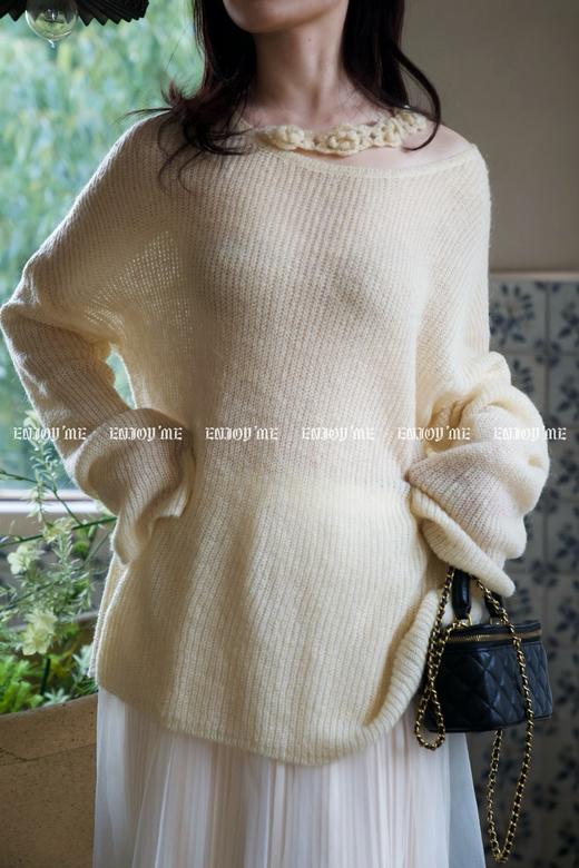 【门店同款】ENJOY春季“绮梦繁花”慵懒针织衫 160800621 商品图10