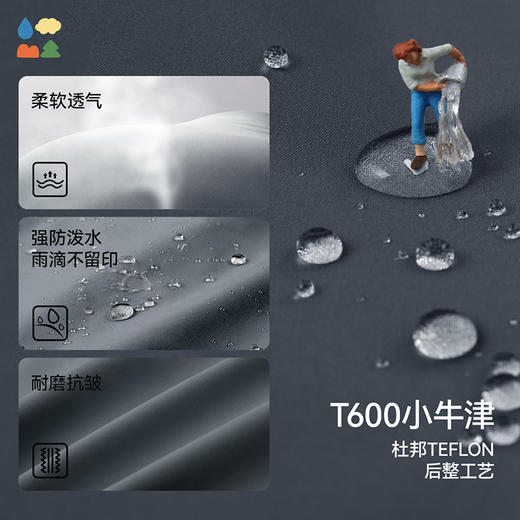 【极光收腰风衣】森林棠25春款儿童"不惧造"拼接撞色耐磨收腰外套20832401 商品图3