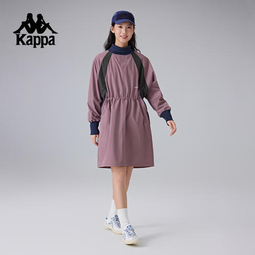 Kappa卡帕背靠背2025新款运动连衣裙女户外弹力半身裙防泼水裙子KPDJAQL81 商品图4