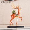【样品特惠5折，仅1件，无货退款】罗比罗丹一路发财大号摆件珐琅彩工艺鹿摆件玄关家居饰品摆件（一路发财）大 商品缩略图3