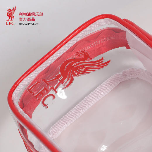 【官方正版】利物浦俱乐部 | 拼色化妆包足球迷便携透明洗漱包 商品图4