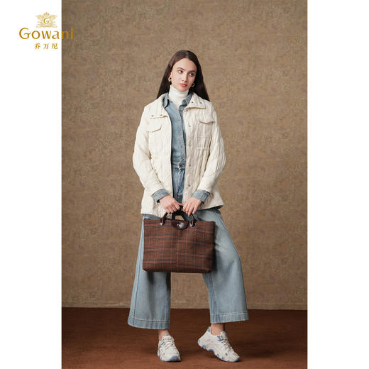 乔万尼小香风棉服外套收腰设计EM4K649 商品图1