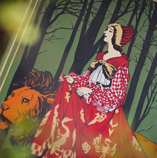 【俱乐部限定款】《格林童话全集》（少女与狮子）绿色山羊皮装帧 商品图1