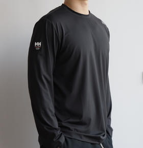 2H 四面弹力 拼接 运动长袖T恤 CX193