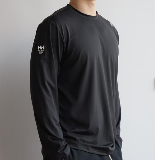 2H 四面弹力 拼接 运动长袖T恤 CX193 商品图0