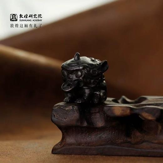 敦煌研究院 吞金兽铜香插雕塑摆件 线香香插香座高级感家用室内 商品图7