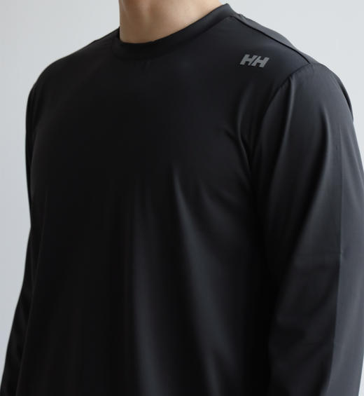 2H 四面弹力 拼接 运动长袖T恤 CX193 商品图2