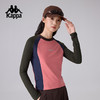 Kappa卡帕背靠背2025新款女运动T恤户外休闲长袖上衣圆领打底衫潮KPDJATC81 商品缩略图2