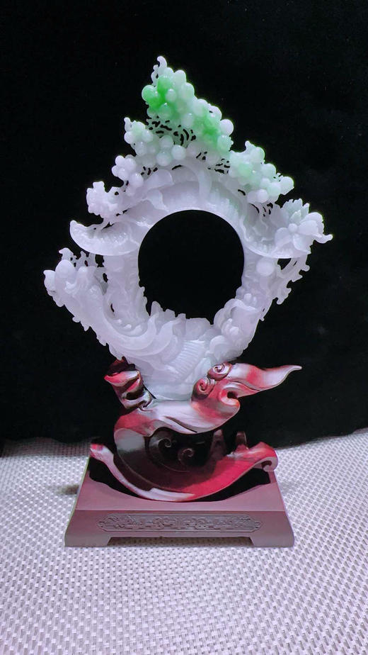 620811翡翠摆件【喜事连连 喜迎门】 商品图3