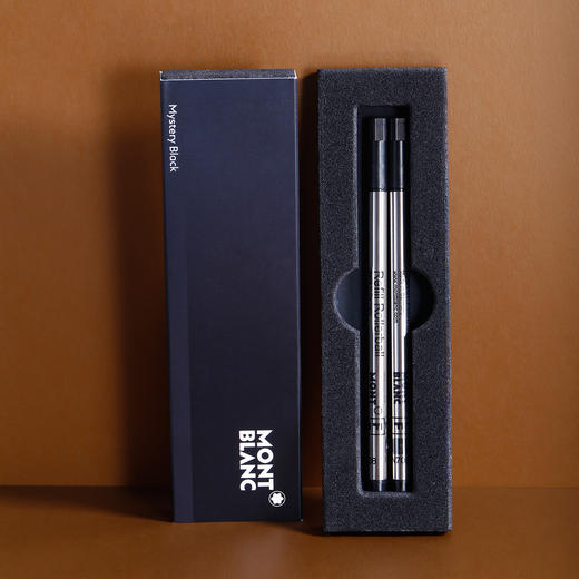 4017941591210 万宝龙MONTBLANC （适用笔型可见详情）163签字笔专用黑色笔芯2支装 多款适用 163笔芯F/2支装 商品图1