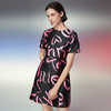 EITIE爱特爱夏季新款时尚气质显瘦印花连衣裙7707432 商品缩略图2